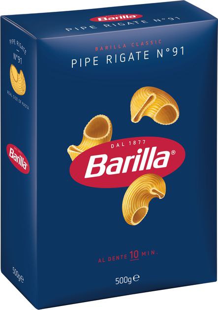 Макарони Піпе Рігате №91 BARILLA 500г